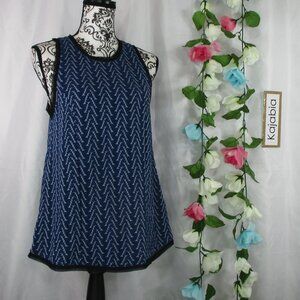Anthropologie POSTMARK KNIT SLEEVELESS TOP SIZE MEDIUM